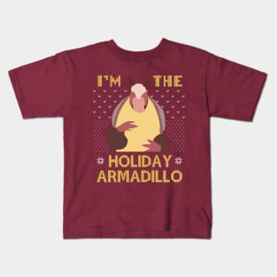 Holiday Armadillo Kids T-Shirt